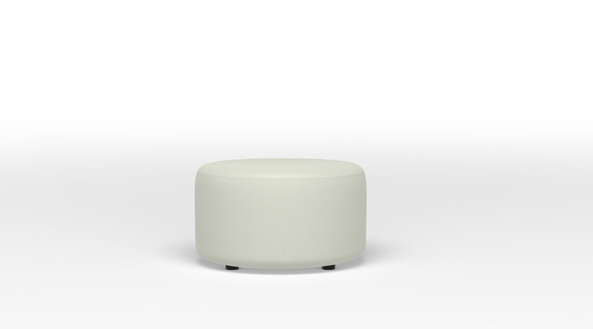 Duffield Round Ottoman - Snoopy Ivory