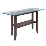 Mars 50" Sofa Table - Dark Brown