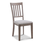 Milano Slat Back Side Chair - Beige