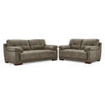 Modena Sofa and Loveseat Set - Green