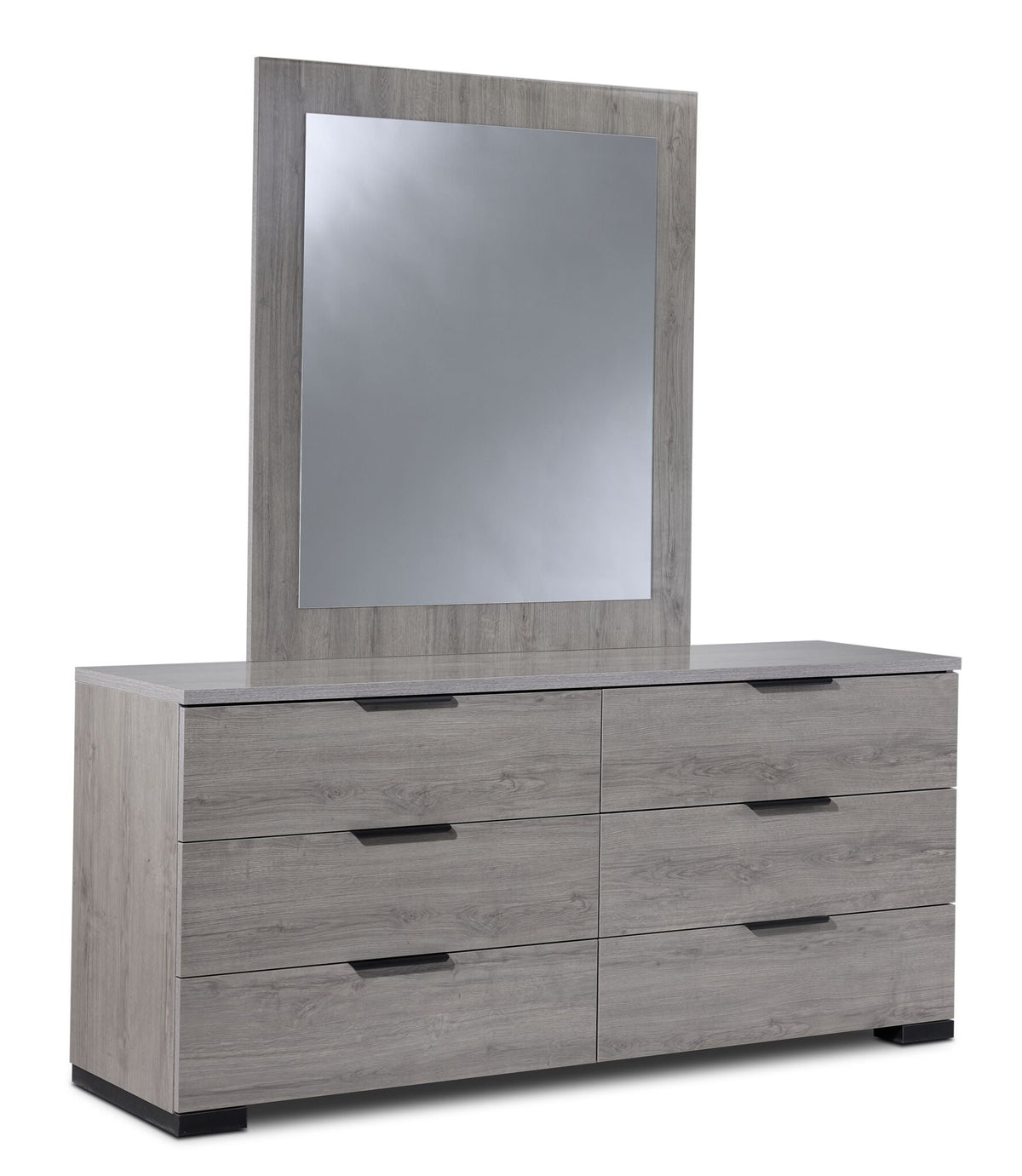 In Full Bloom - Monaco 6-Drawer Dresser - Grey