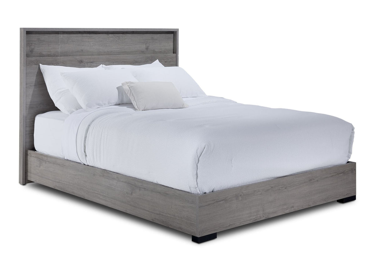 In Full Bloom - Monaco 6 - Piece Queen Bedroom Set - Grey