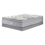 Beautyrest Max Moon Euro Top Plush Twin Mattress and Low Profile Boxspring Set