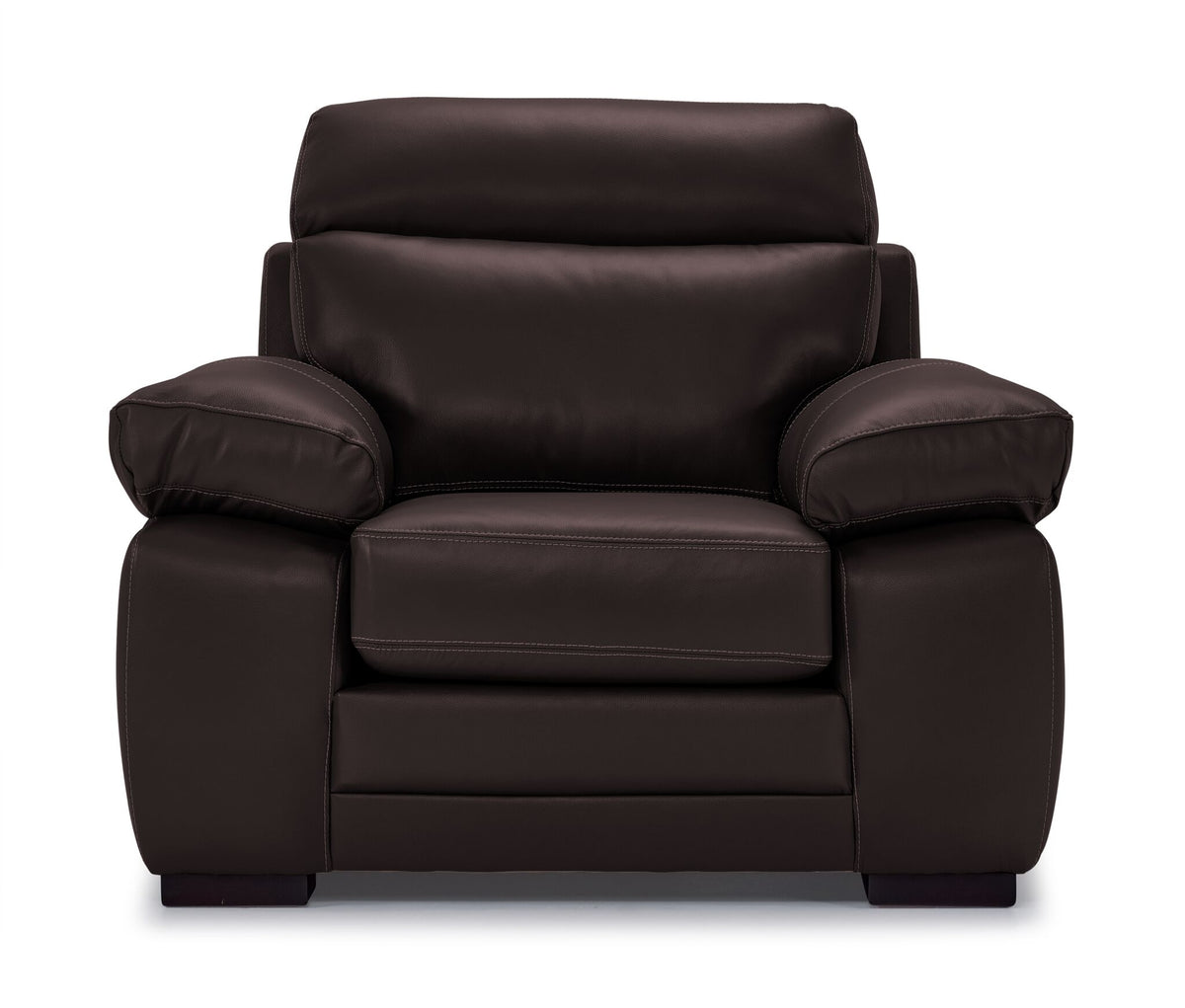 Morrison II Leather Chair - Brown
