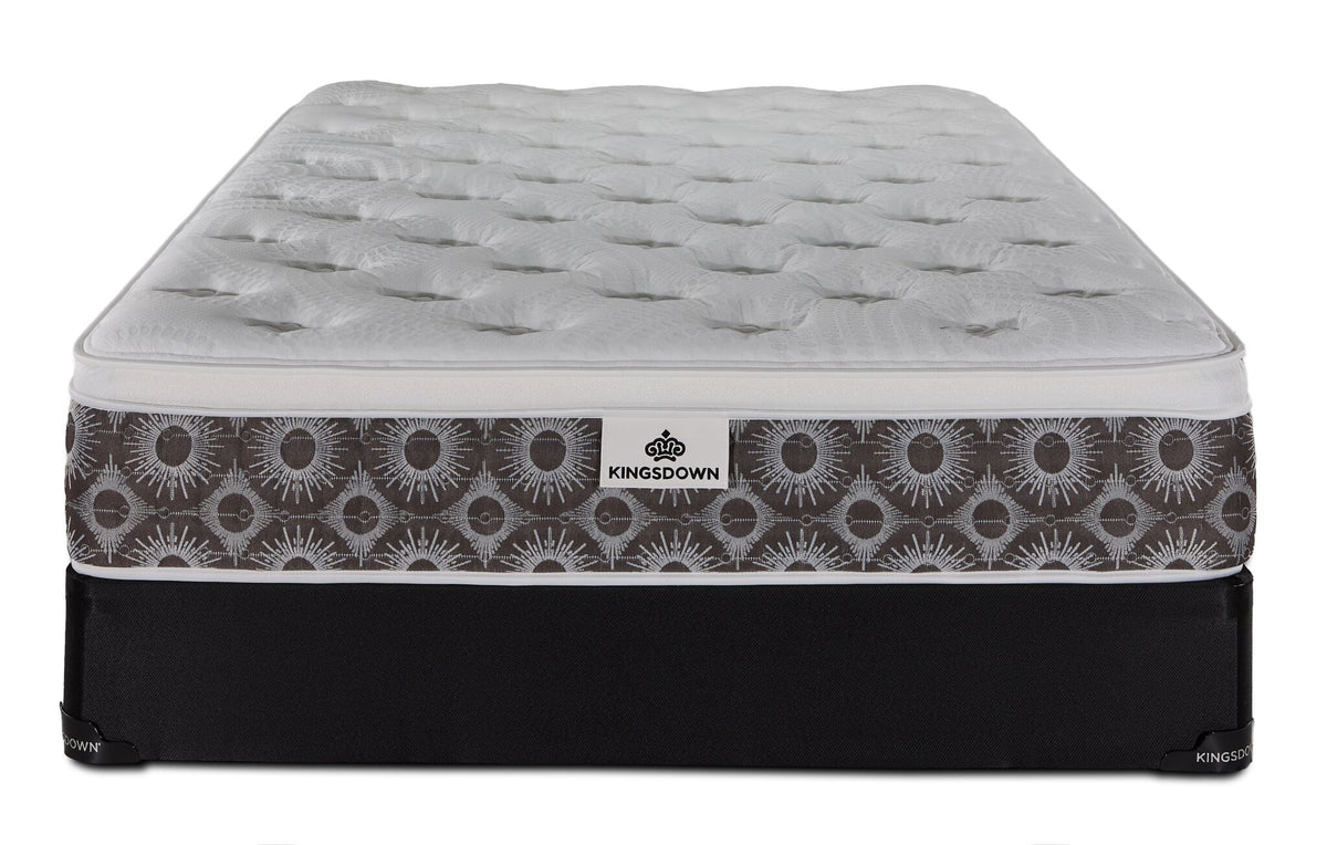 Kingsdown Nerissa Plush Euro Top Twin Mattress and Boxspring Set
