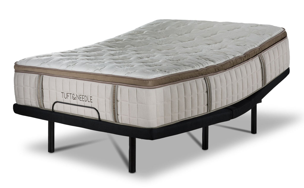 Tuft & Needle Notch Euro Top Medium Queen Mattress and L2 Motion Pro Adjustable Base