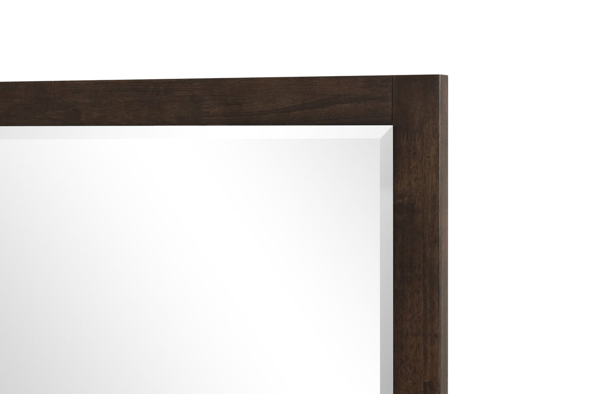 Reed Mirror - Dark Walnut