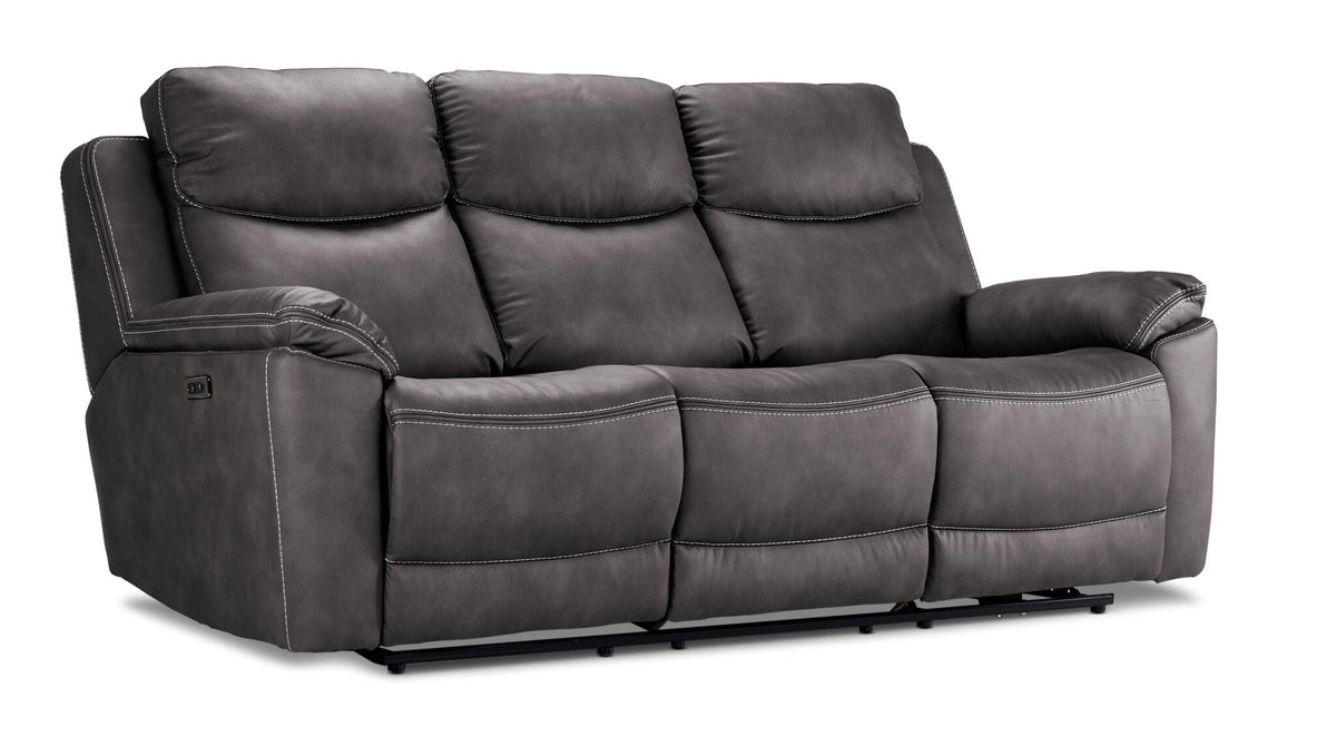 Santa Fe Power Reclining Sofa, Loveseat and Chair Set - Graphite