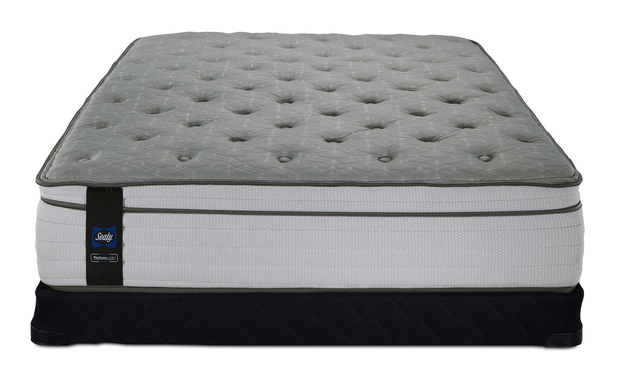 Sealy Posturepedic® Correct Comfort 5 Medium Eurotop Full Mattress and Low Profile Boxspring Set