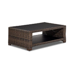 Solstice Outdoor Coffee Table - Antique Brown