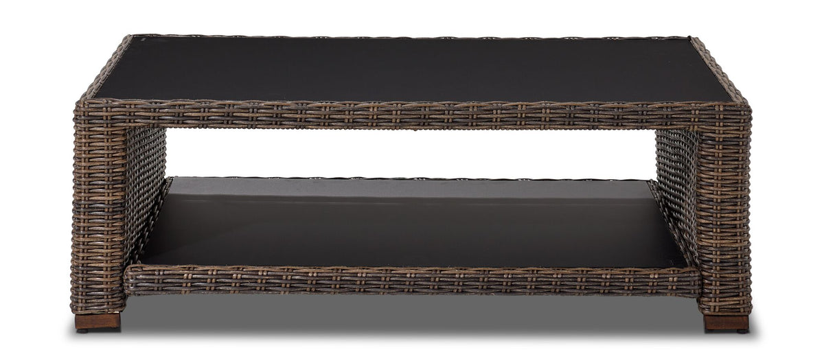 Solstice Outdoor Coffee Table - Antique Brown