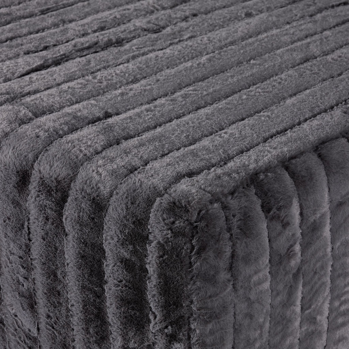 Teddy Ottoman-Grey