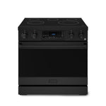 Thor Kitchen Black Stainless Steel Freestanding Professional Electric Range|Gordon Ramsay Series (6 cu.ft) - RSE36B