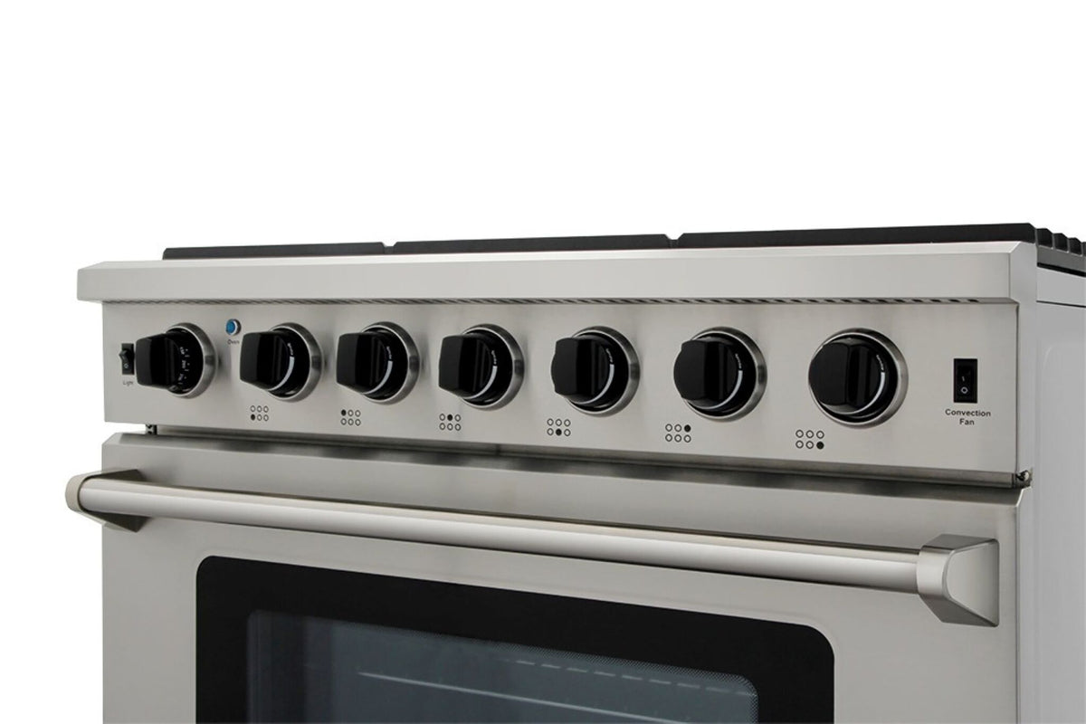 Thor Kitchen Stainless Steel Freestanding Gas Range (6.0 cu.ft.) - LRG3601U