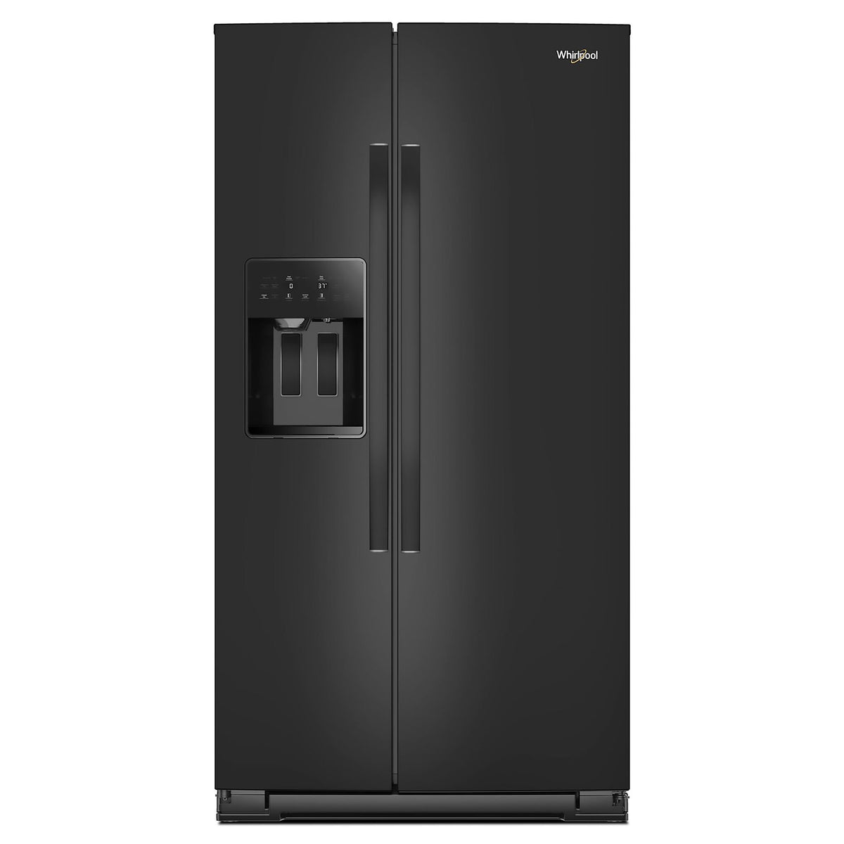 Whirlpool 36" 28.7 Cu. Ft. Black Stainless Side-by-Side Refrigerator - WRSF5536RV