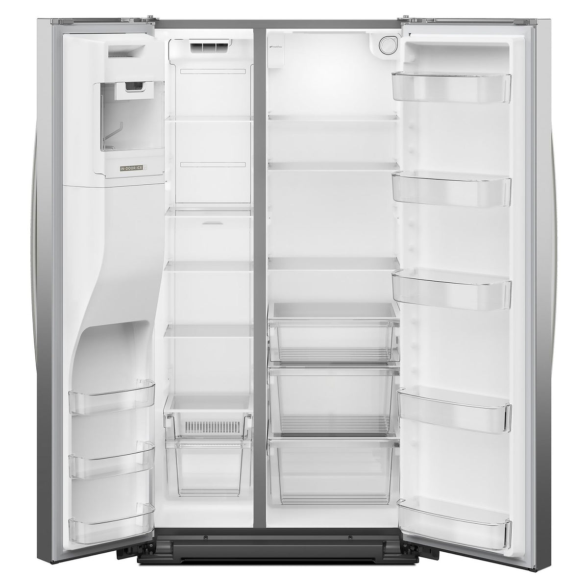Whirlpool 36" 28.7 Cu. Ft. Fingerprint Resistant Stainless Steel Side-by-Side Refrigerator - WRSF5536RZ
