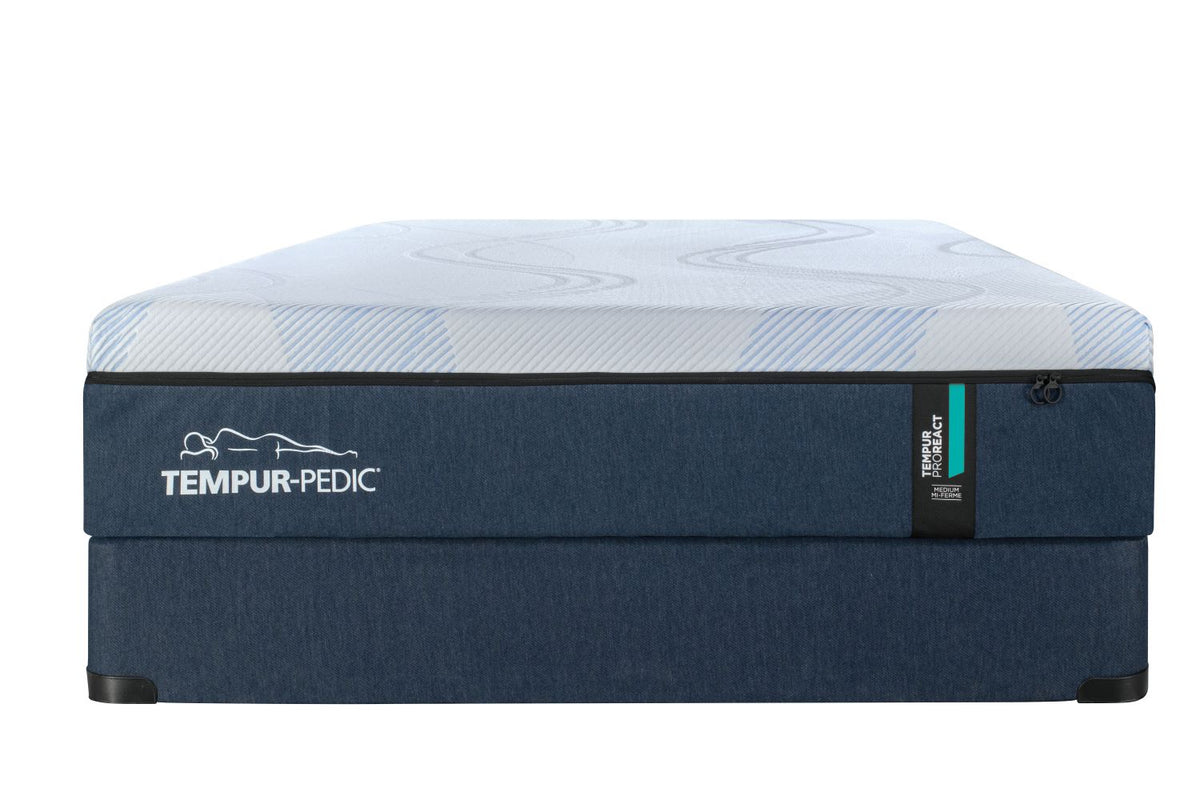 Tempur-Pedic Pro-React 2.0 Medium Queen Mattress and Boxspring Set