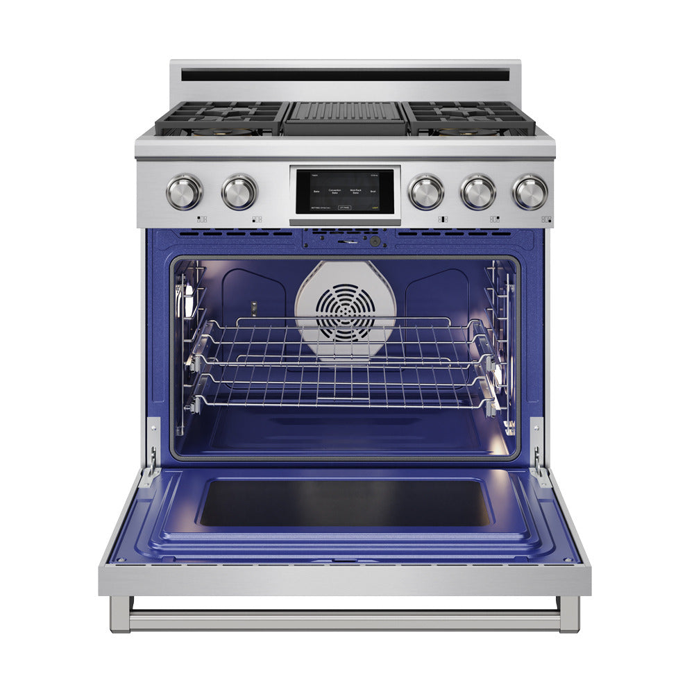 Thor Kitchen Stainless Steel 36" Dual Fuel Range (6.0 cu ft)- XRD36E