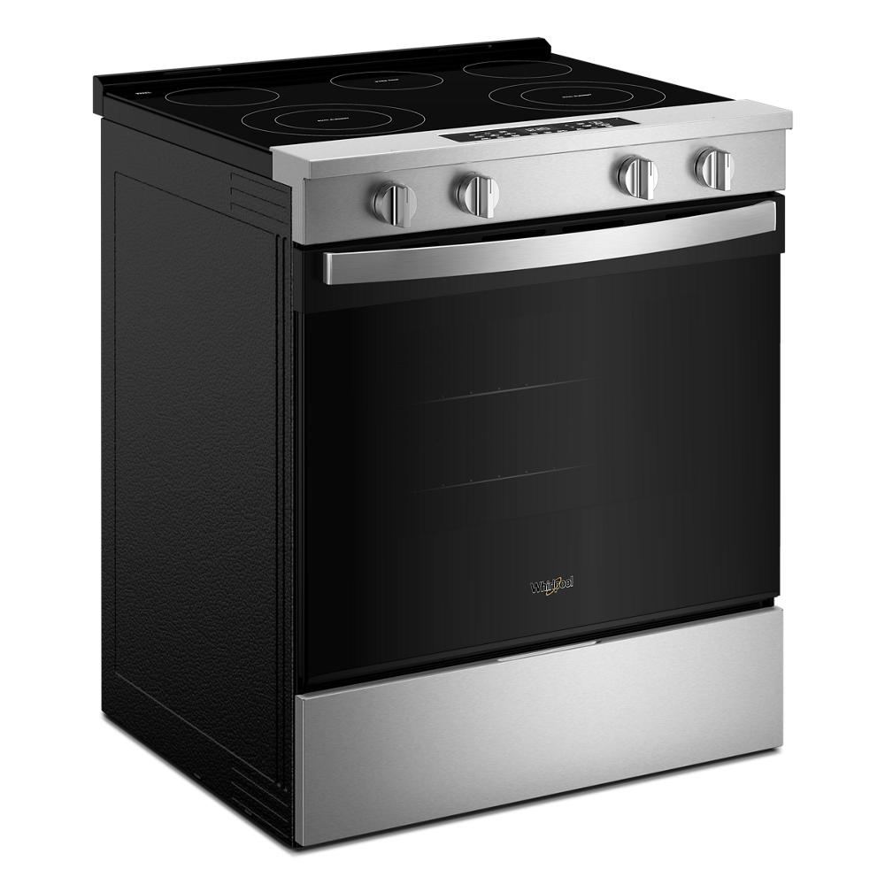 Whirlpool Fingerprint Resistant Stainless Steel Slide-In Smart Electric Convection Range (5.3 Cu. Ft.) - YWSES4530TZ