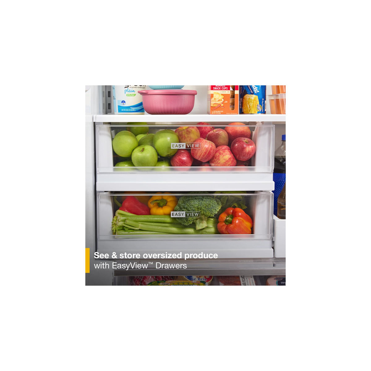 Whirlpool 36" 22.0 Cu. Ft. Fingerprint-Resistant Stainless Steel Counter-Depth 4-Door French Door Refrigerator – WRMC7036RZ--