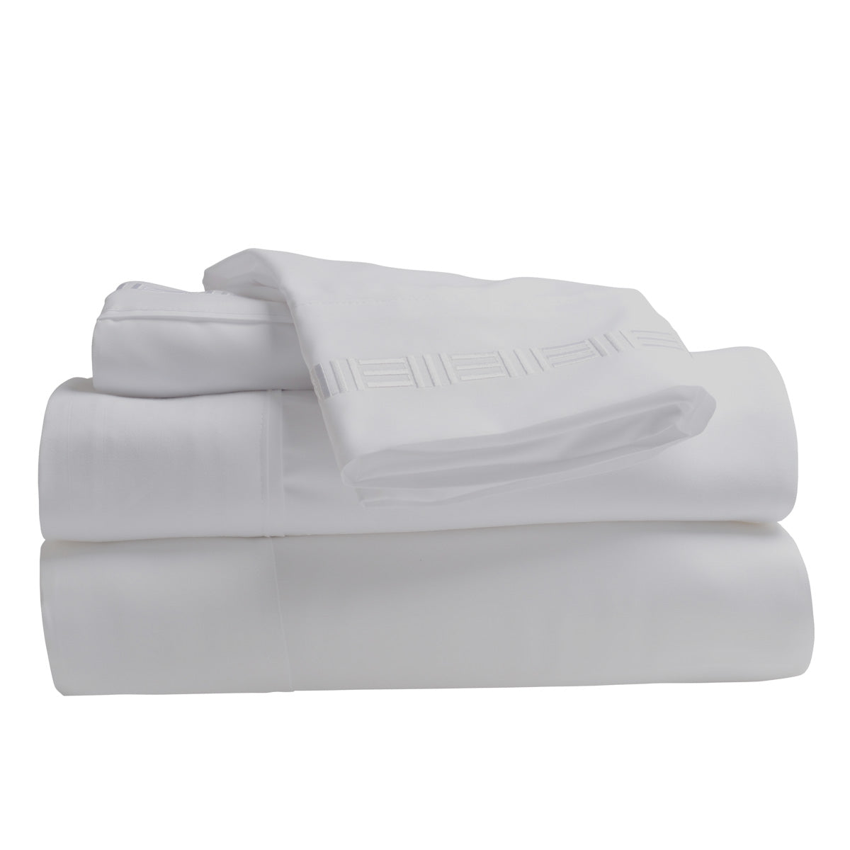 Nilus Full Sheet Set - White