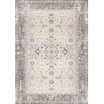 Chateau Charm 6'7" x 9'6" Elegant Classic Area Rug - Grey, Beige