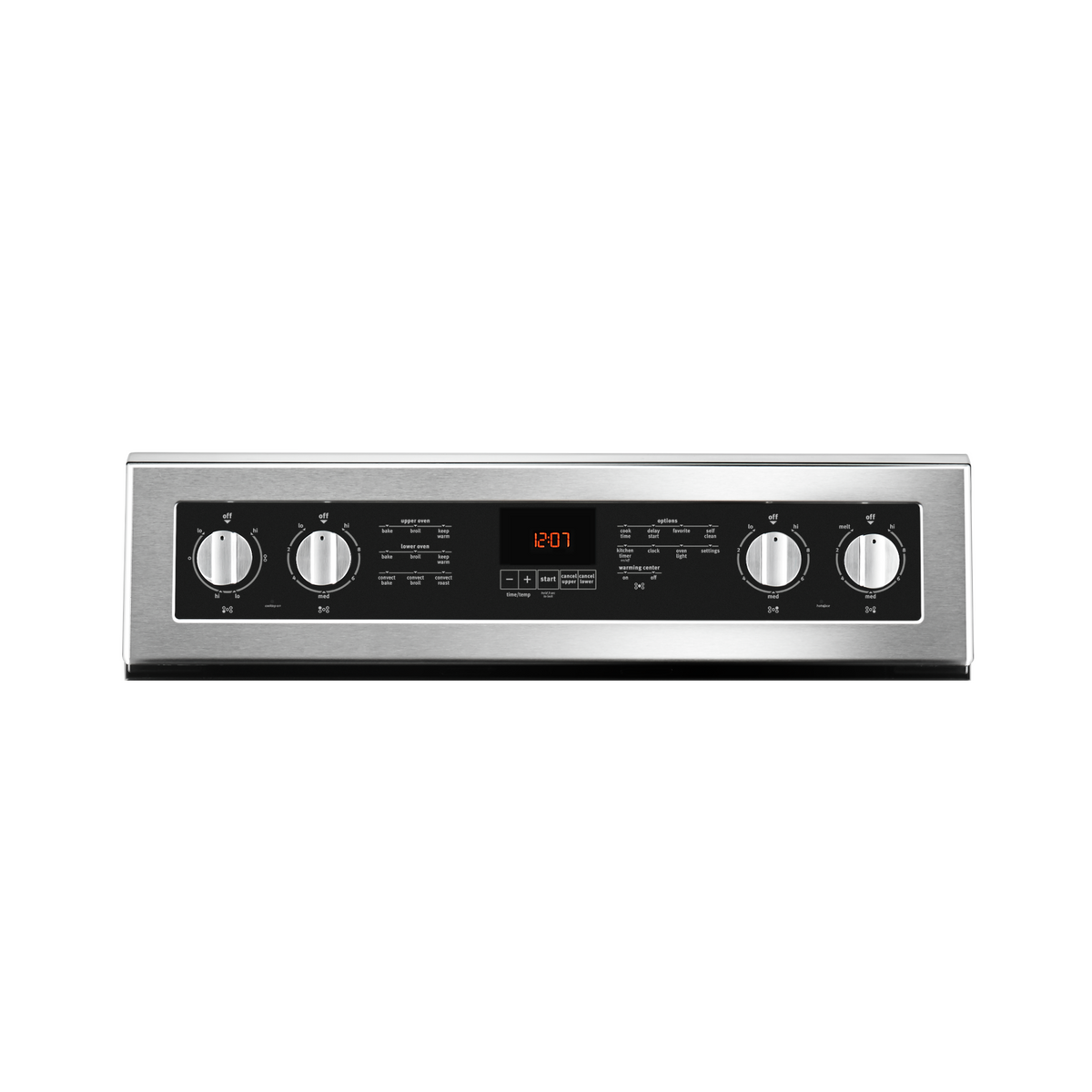 Maytag Stainless Steel Freestanding Electric Double Oven Range (6.7 Cu. Ft.) - YMET8800FZ