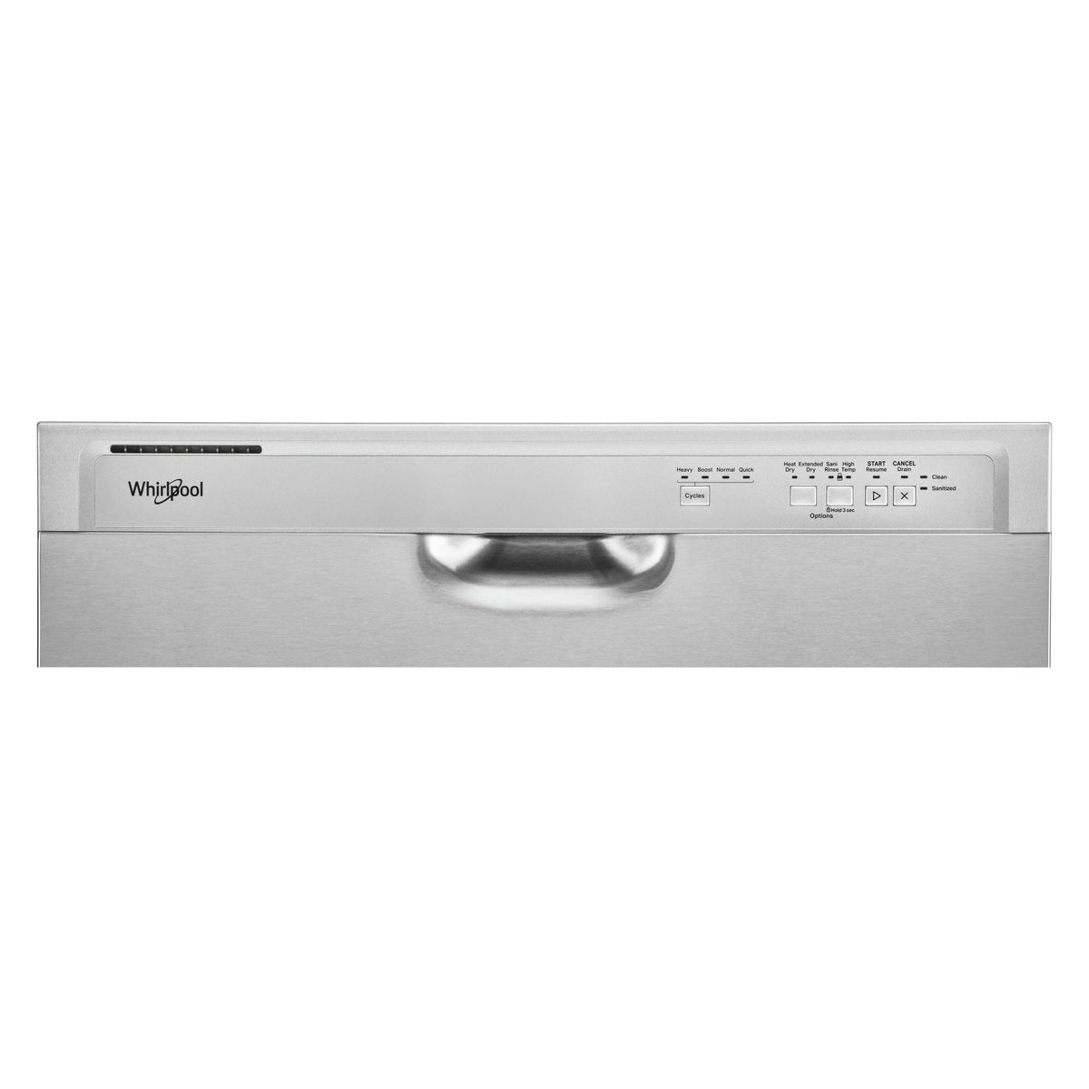 Whirlpool 24" Stainless Steel Dishwasher with Boost Cycle(57 dBA) - WDF341PAPM