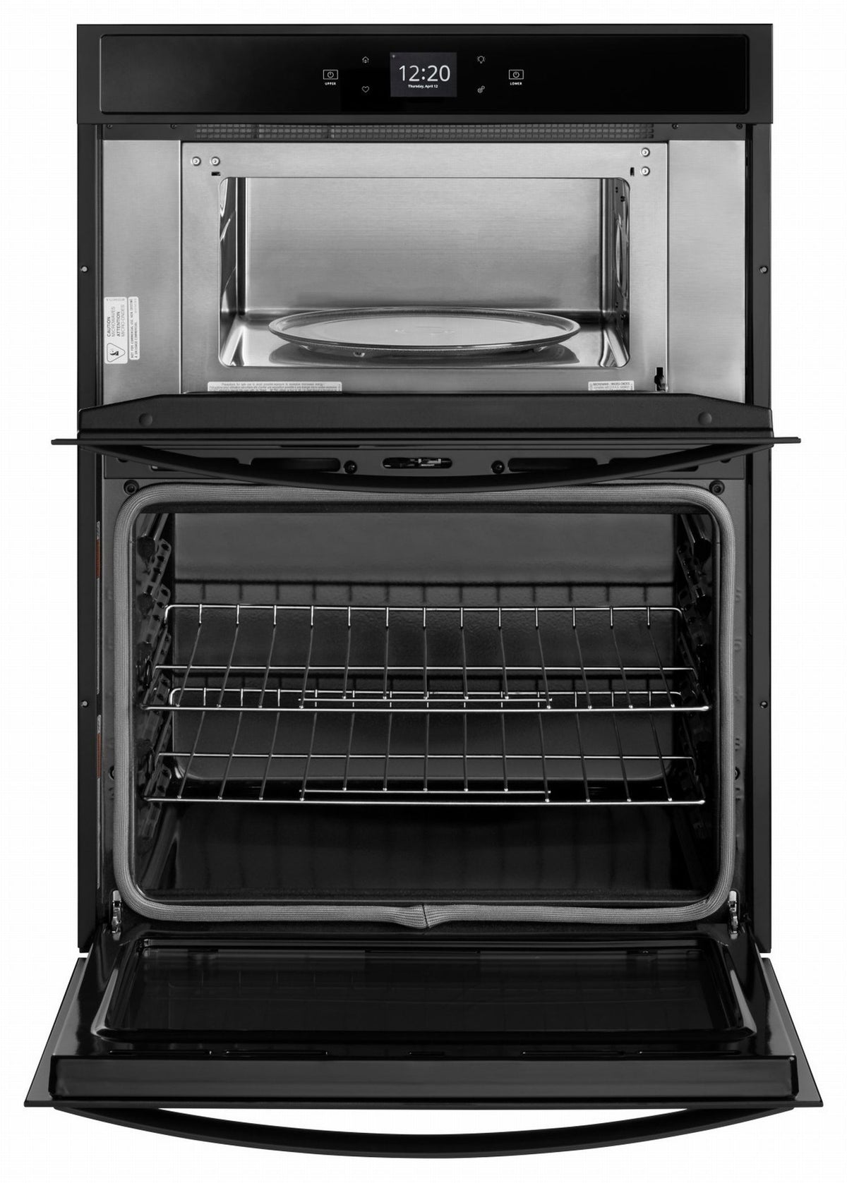 Whirlpool Black Smart Electric Wall Oven (4.3 Cu.Ft.) w/Microwave (1.4 Cu.Ft) - WOC54EC7HB