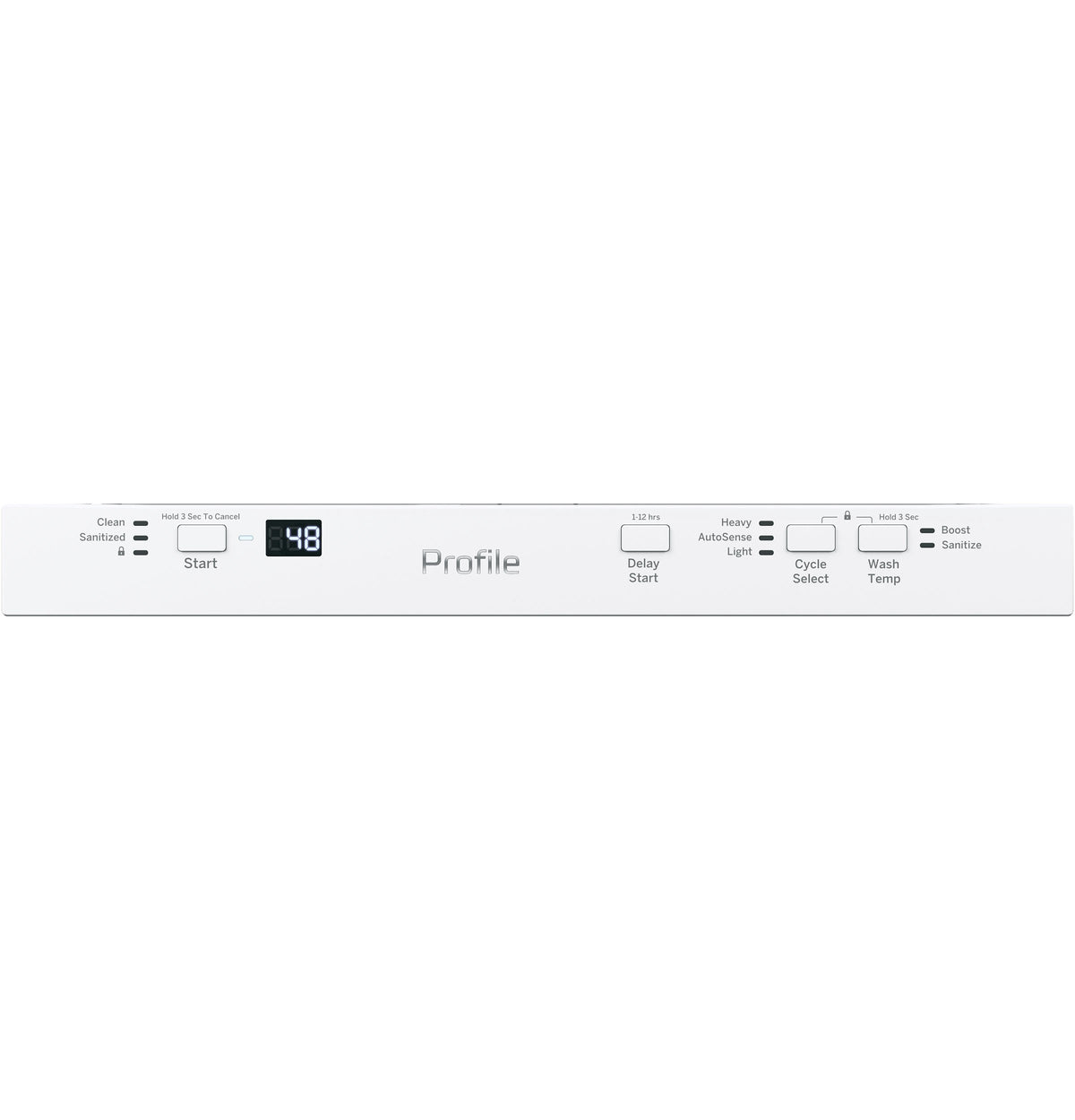 GE Profile Series White 18" Dishwasher- PDT145SGLWW
