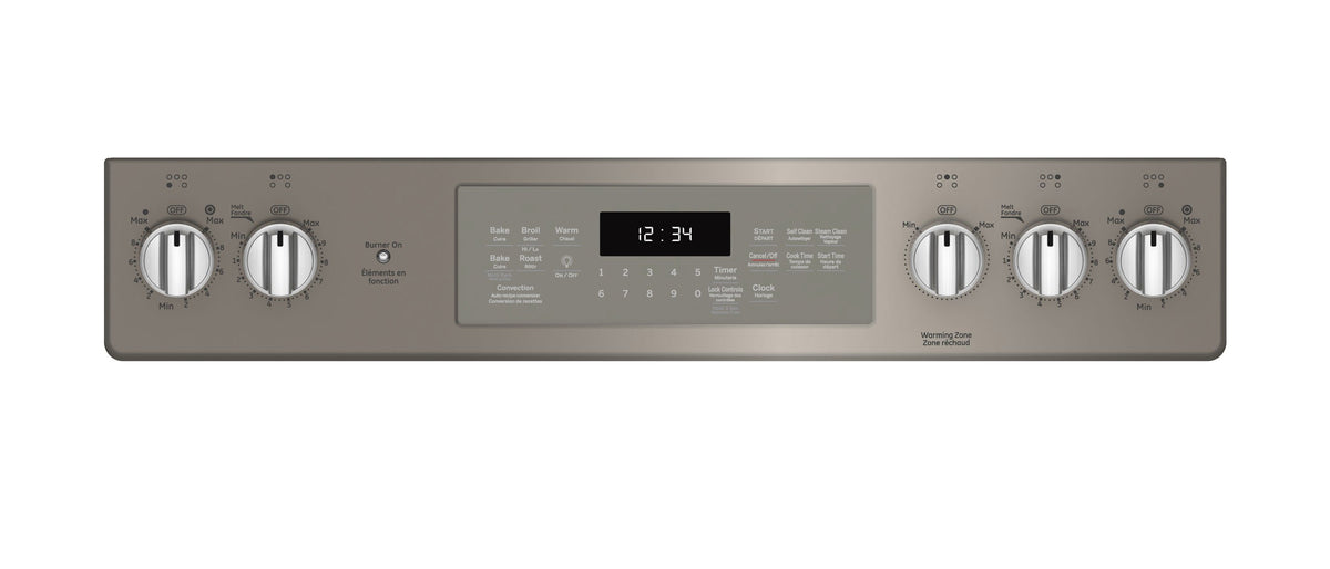 GE Slate Slide-In Electric Range (5.3 Cu. Ft.) - JCS840EMES