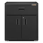 Ready-to-assemble 3/4-door Modular Gearbox - Hammered Granite Storage Solution
