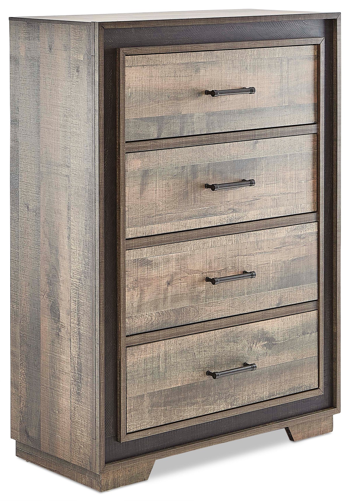 Orlando 4-Drawer Chest - Weathered Brown