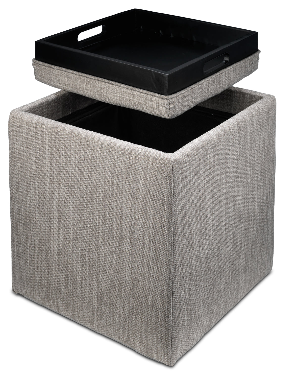 Zoey Ottoman - Grey