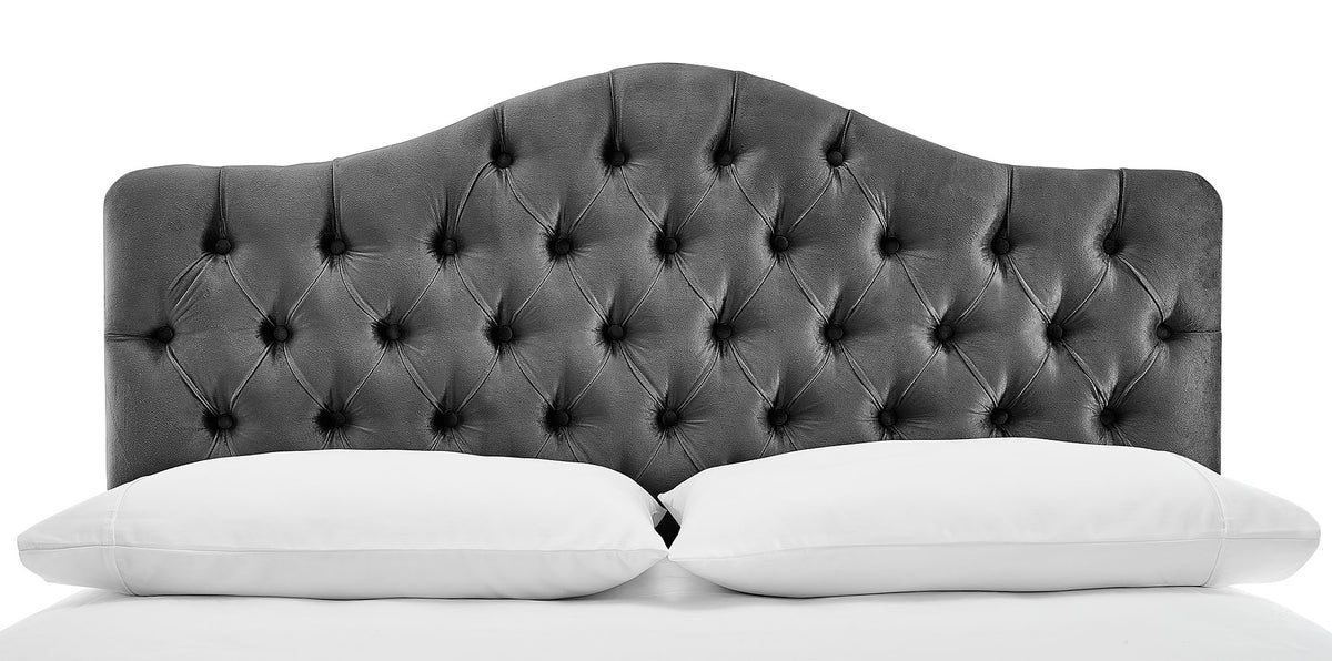Lexa Full Headboard - Dark Grey
