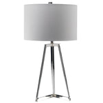 Maci 32" Table Lamp - Chrome