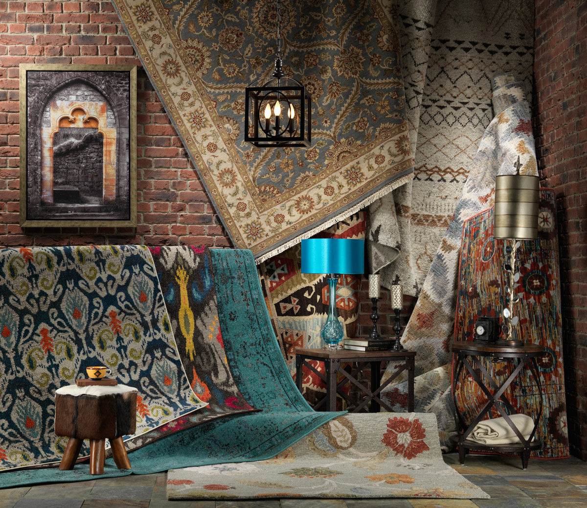 Zamunda 5' x 8' Area Rug - Sandstorm Paloma