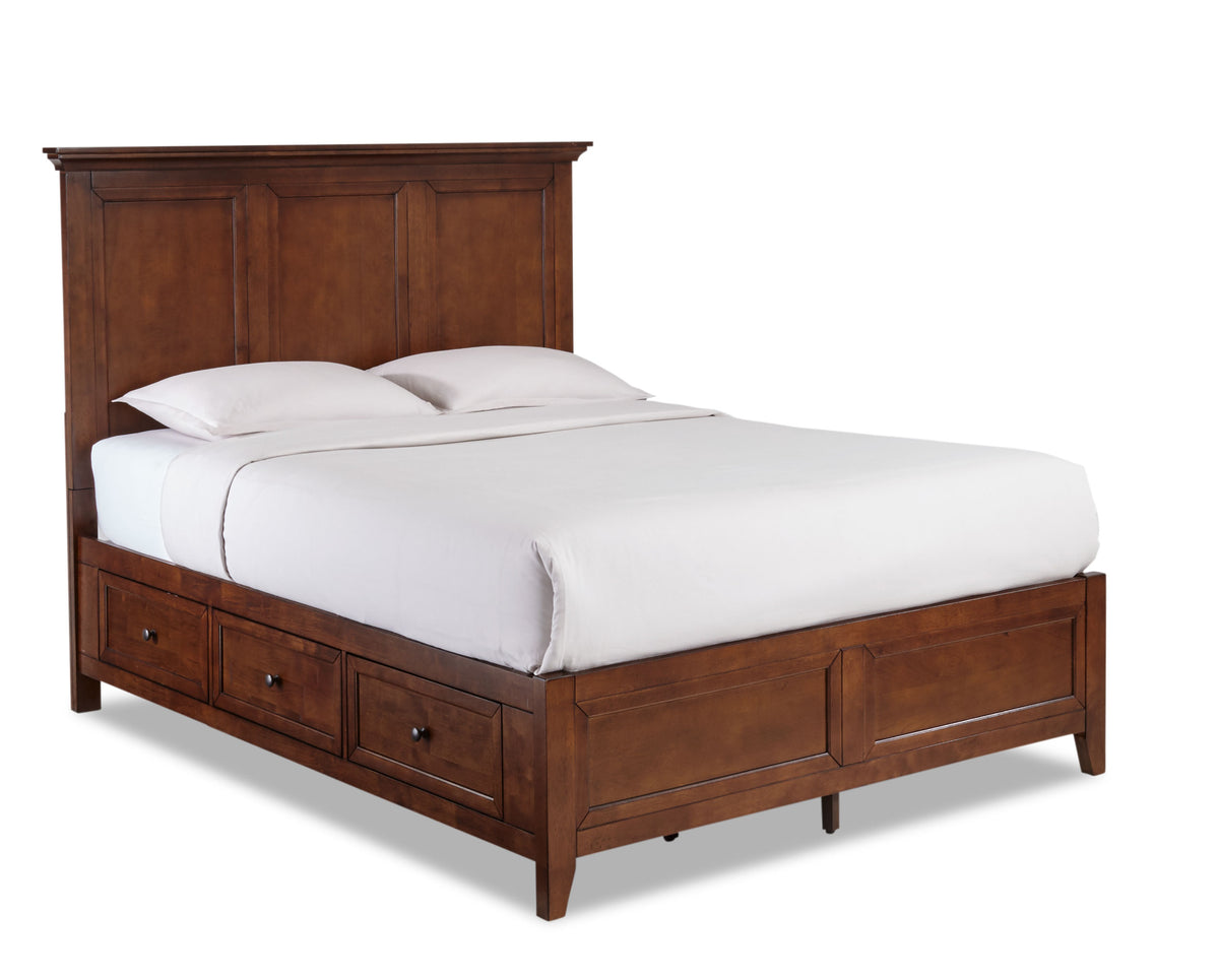 San Mateo 6-Piece Queen Storage Bedroom Package - Tuscan