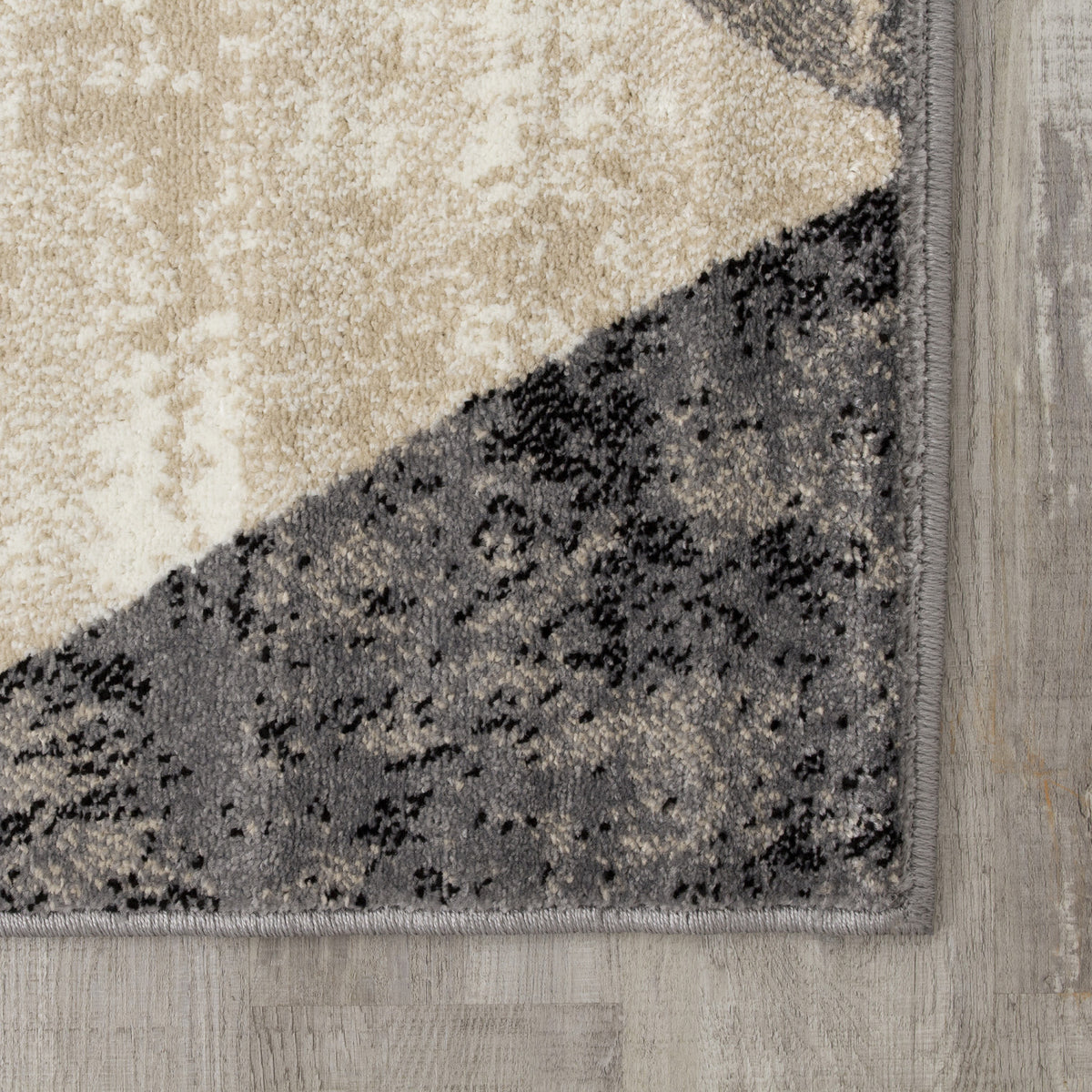 Siecle Triangle Shapes Area Rug - 3' X 5' - Cream/Beige