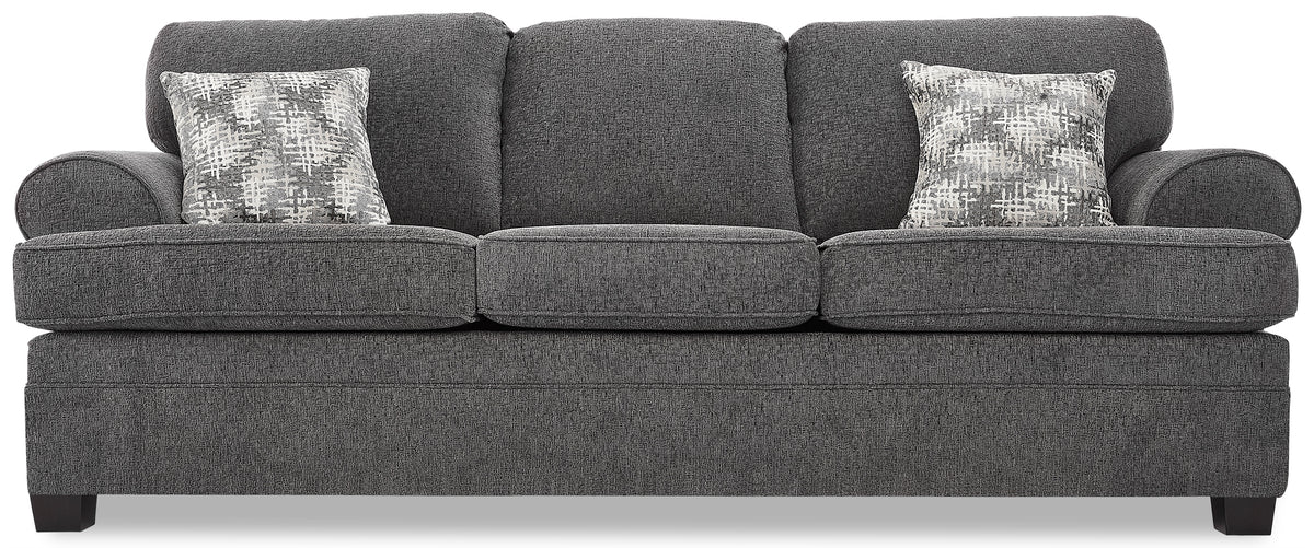 Calliope Sofa and Chair Set - Smoke