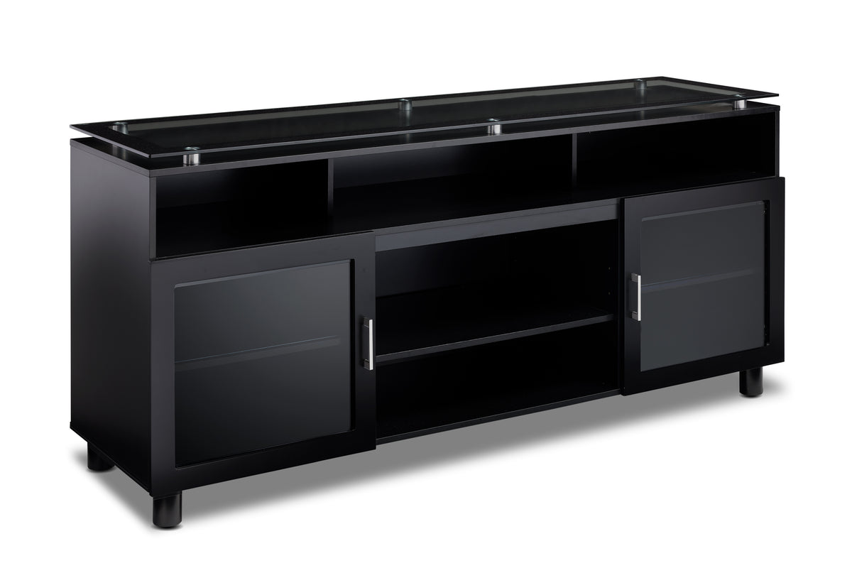 Damien 72" Flat Panel Television Stand - Black