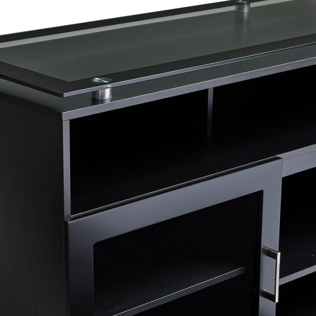 Damien 72" Flat Panel Television Stand - Black