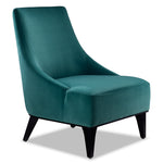 Maxine Slipper Chair - Aqua