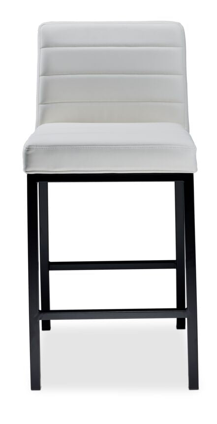 Amos Counter Height Stool - White