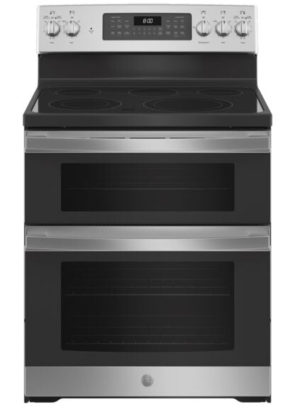 GE Stainless Steel 30'' Freestanding Double Oven Electric Range (6.6 Cu.Ft) - JBS86SPSS