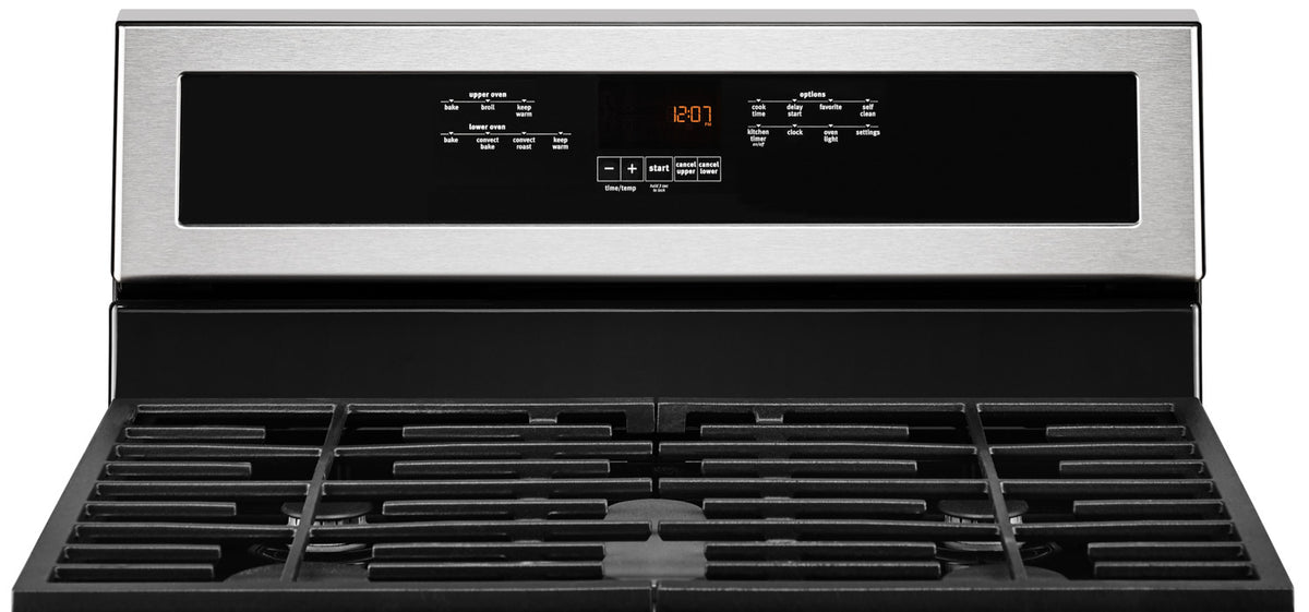 Maytag Stainless Steel Freestanding Gas Double Oven (6.0 Cu. Ft.) - MGT8800FZ