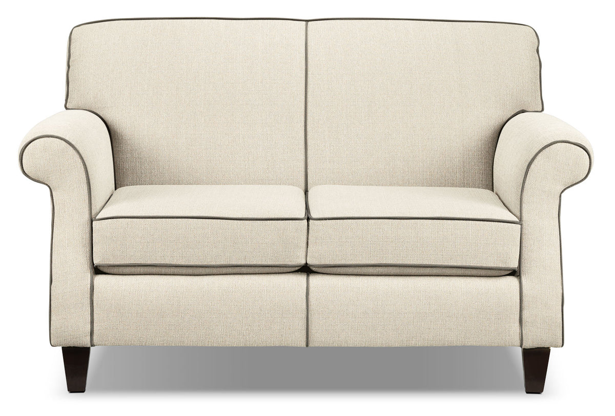 Aristo Loveseat - Ivory