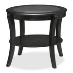 Theo End Table - Charcoal Grey
