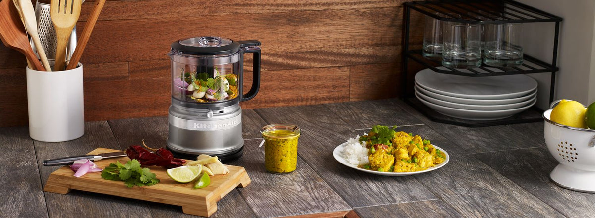 KitchenAid Contour Silver 3.5-Cup Mini Food Processor - KFC3516CU