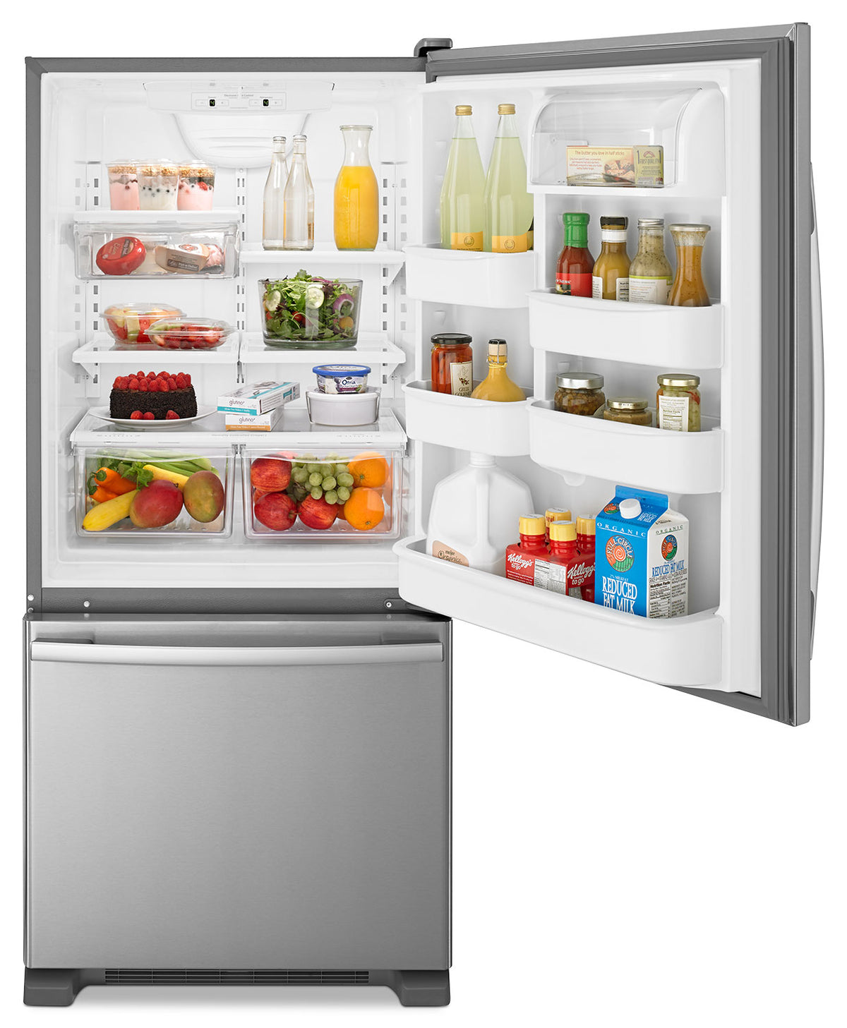 Amana Stainless Steel Bottom-Freezer Refrigerator (18.7 Cu. Ft.) - ABB1924BRM